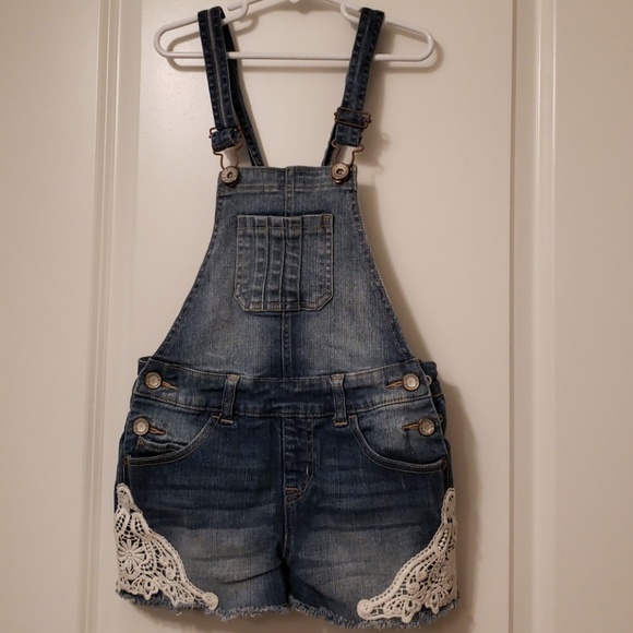 justice short overalls